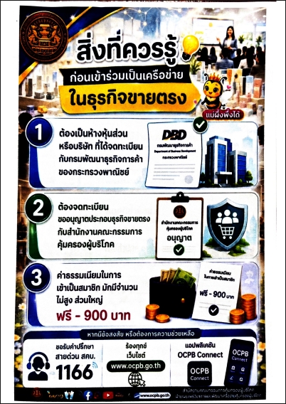 สำนักงานคณะกรรมการคุ้มครองผู้บริโภค (สคบ.) ประชาสัมพันธ์ข่าวด้านการคุ้มครองผู้บริโภค 6 เรื่องครวรู้